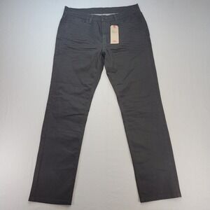 Levi's 541 Jeans Mens 35x34 Black Athletic Tapered Mid Rise Denim